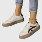 Marlene | Low-Top Platform Sneakers with Side Stripe