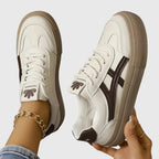 Marlene | Low-Top Platform Sneakers with Side Stripe