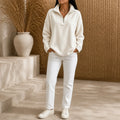 Katherine | Quarter-Zip Sweater with Drop Shoulders