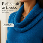 Everelle Tunic Sweater | Long-Sleeve, Built-In Cowl Neck 4