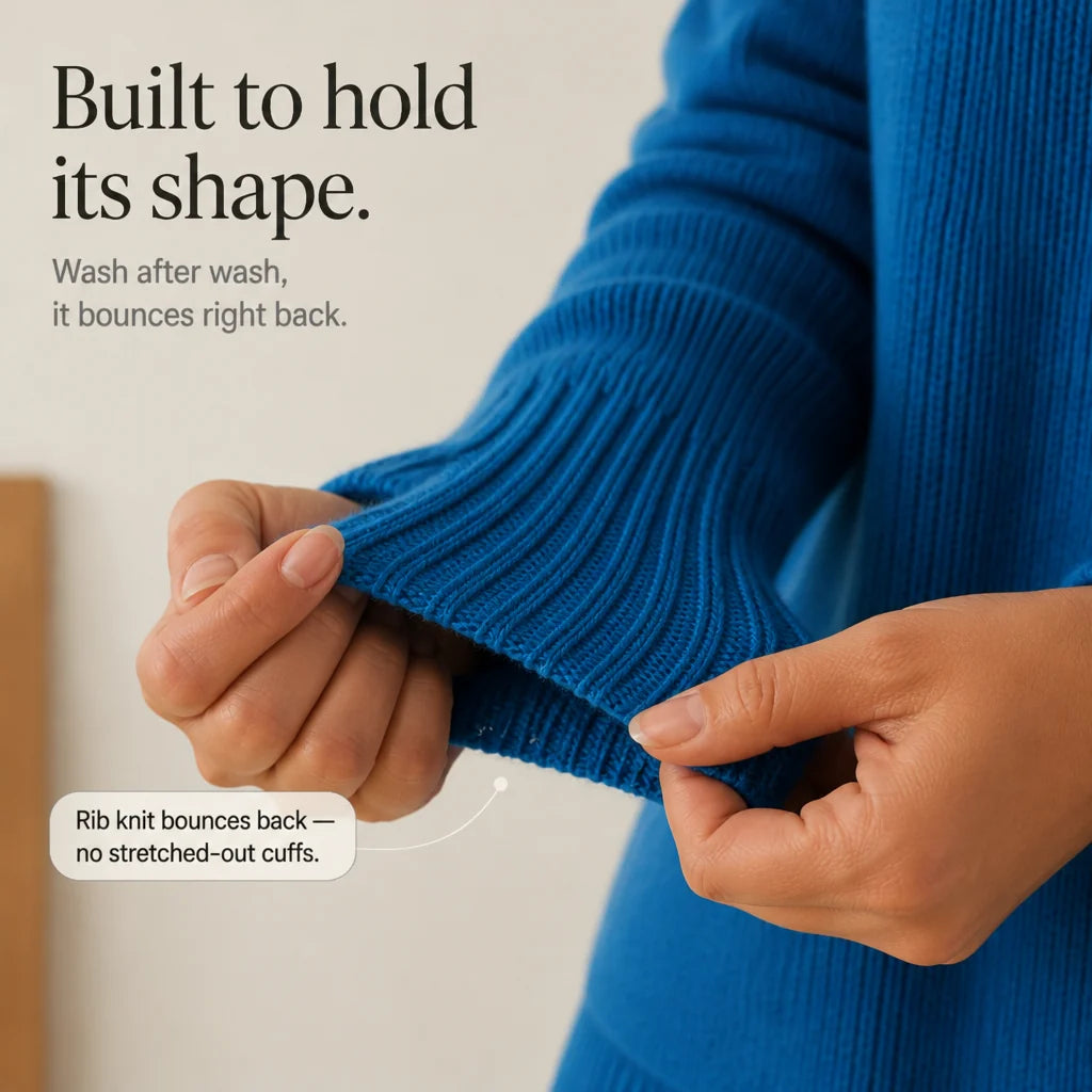 Everelle Tunic Sweater | Long-Sleeve, Built-In Cowl Neck 6