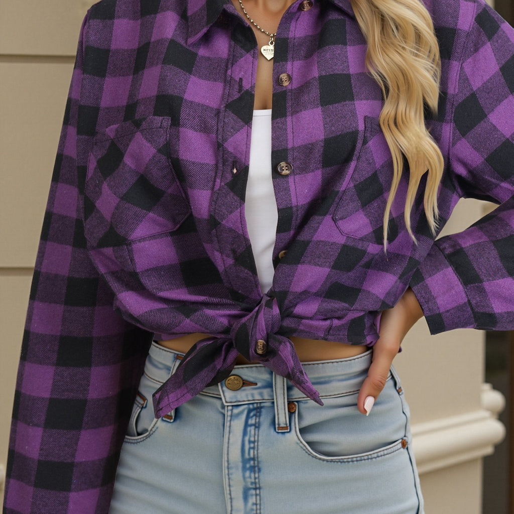 Amaya | Textured Shirt with Two Flap Chest Pockets
