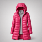 Helene | Quilted Long Hooded Puffer Jacket