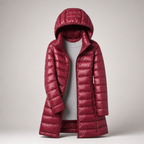 Helene | Quilted Long Hooded Puffer Jacket