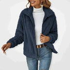 Jacqueline | Soft Fleece Cardigan with Zipper