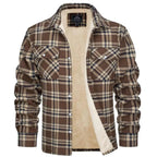 Ryan | Plaid Shirt Jacket with Fleece Lining