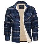 Ryan | Plaid Shirt Jacket with Fleece Lining
