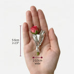Bridget | Bouquet Brooch with Fresh Flower Holder