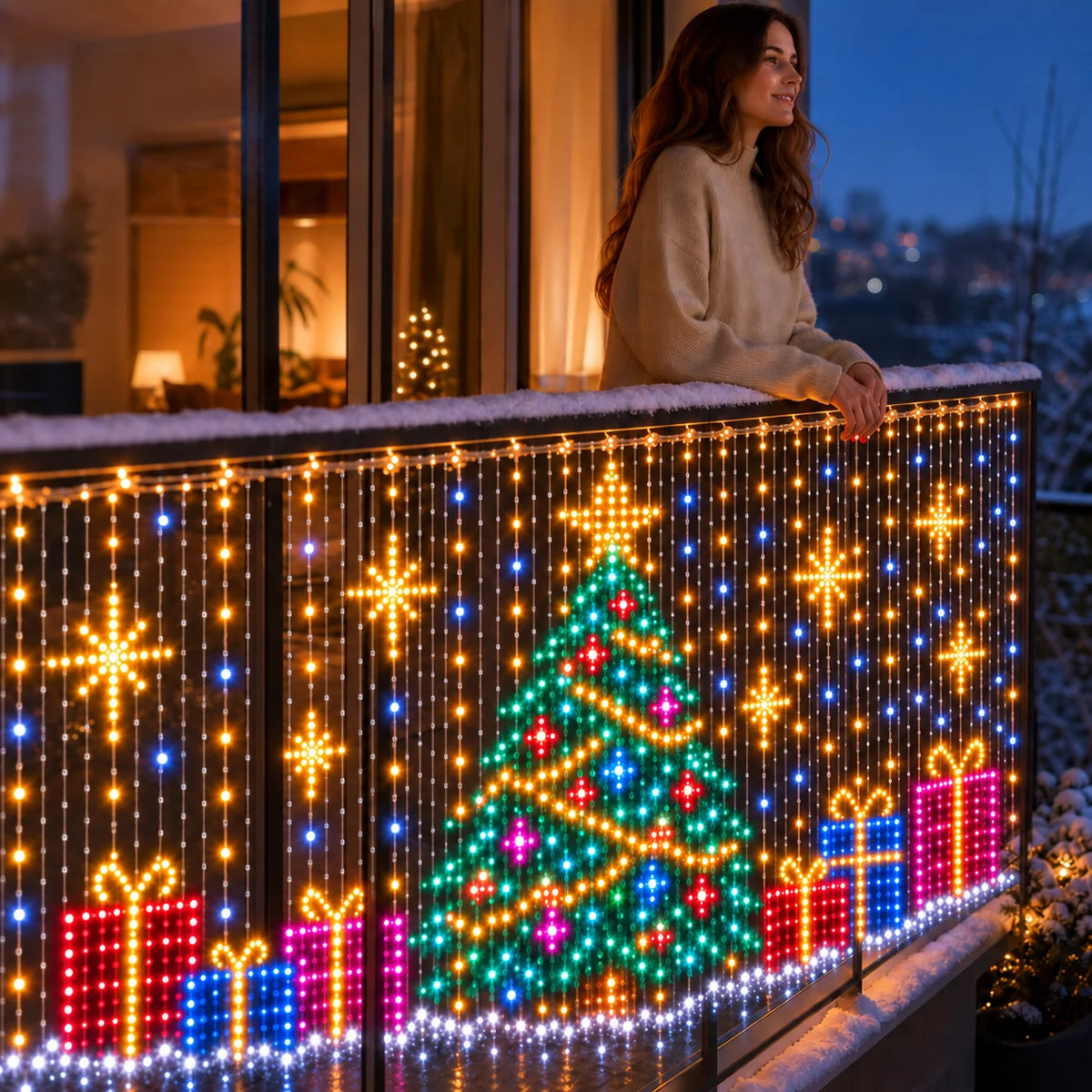 Glimmer LED String Lights | App-Controlled, Weather-Resistant for Outdoor Use 1