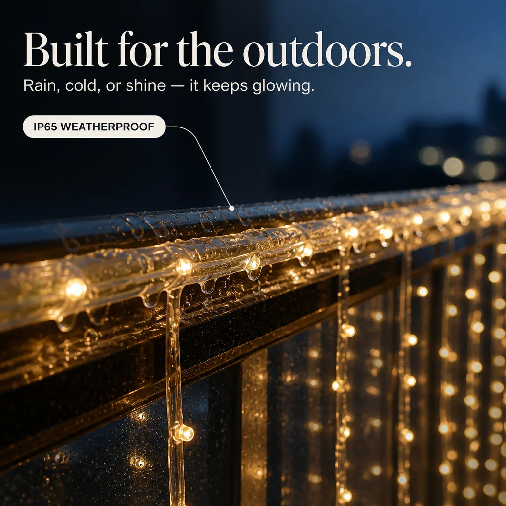 Glimmer LED String Lights | App-Controlled, Weather-Resistant for Outdoor Use 4