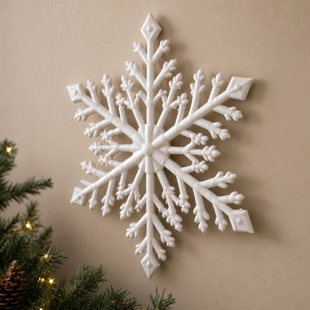 Glowflake 3D Wall Stickers | Glow-in-the-Dark Snowflakes Set 0