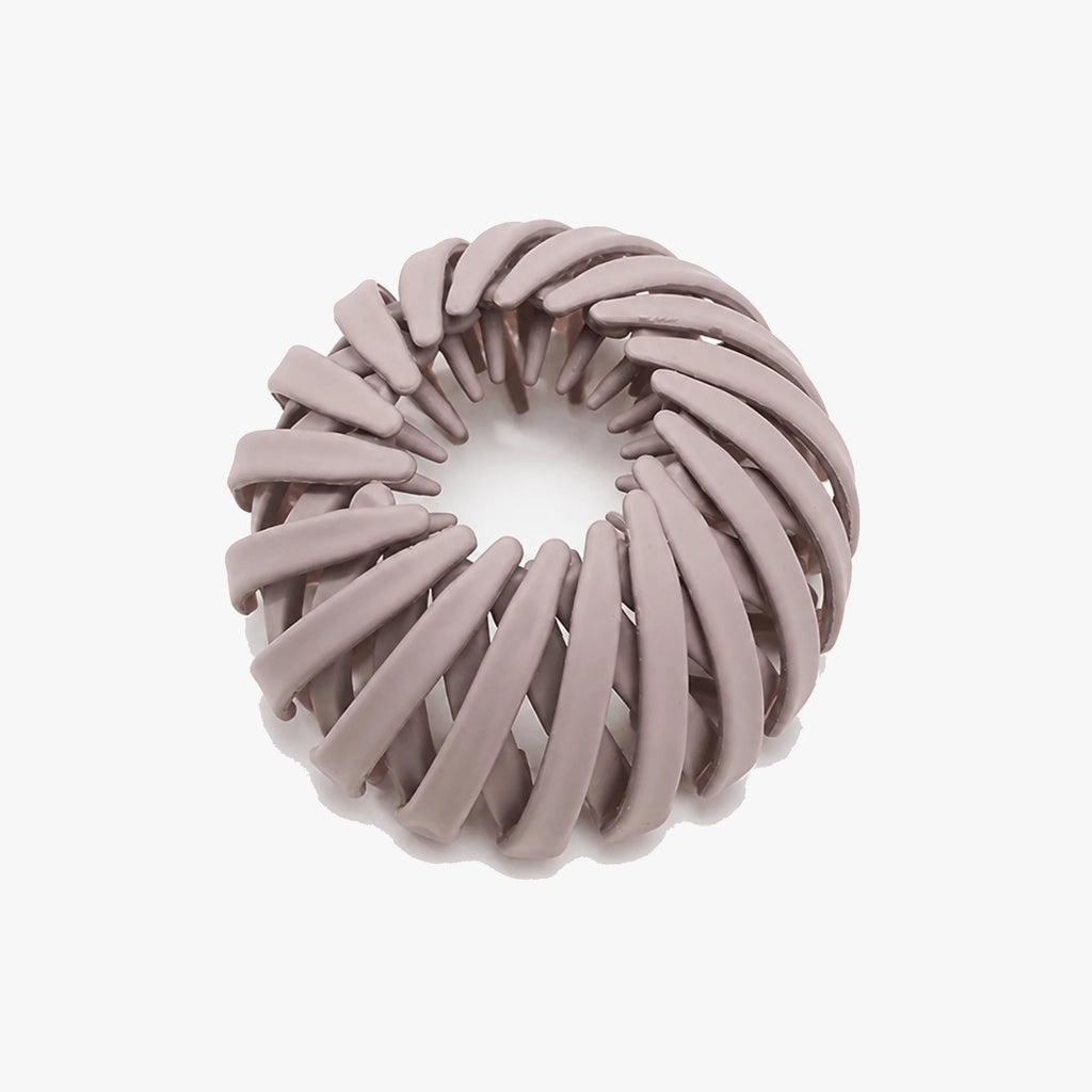 Lisa | Bird's Nest Hair Clip with Spiral Ribs