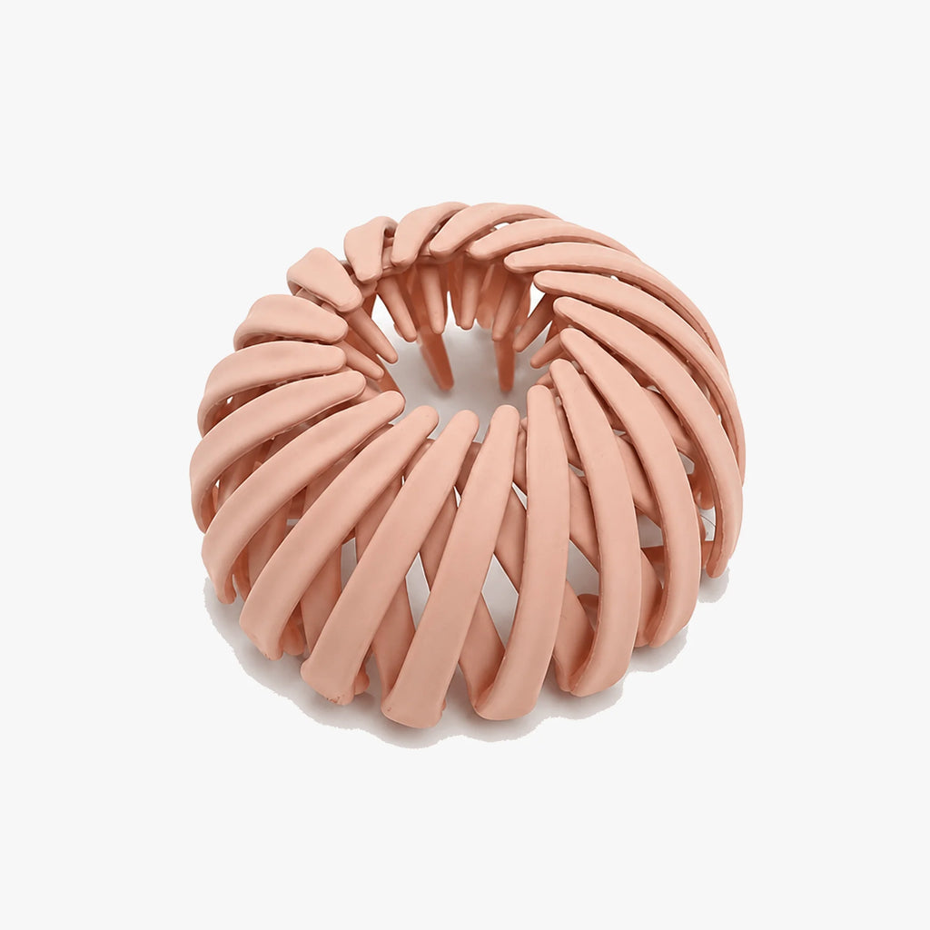 Lisa | Bird's Nest Hair Clip with Spiral Ribs
