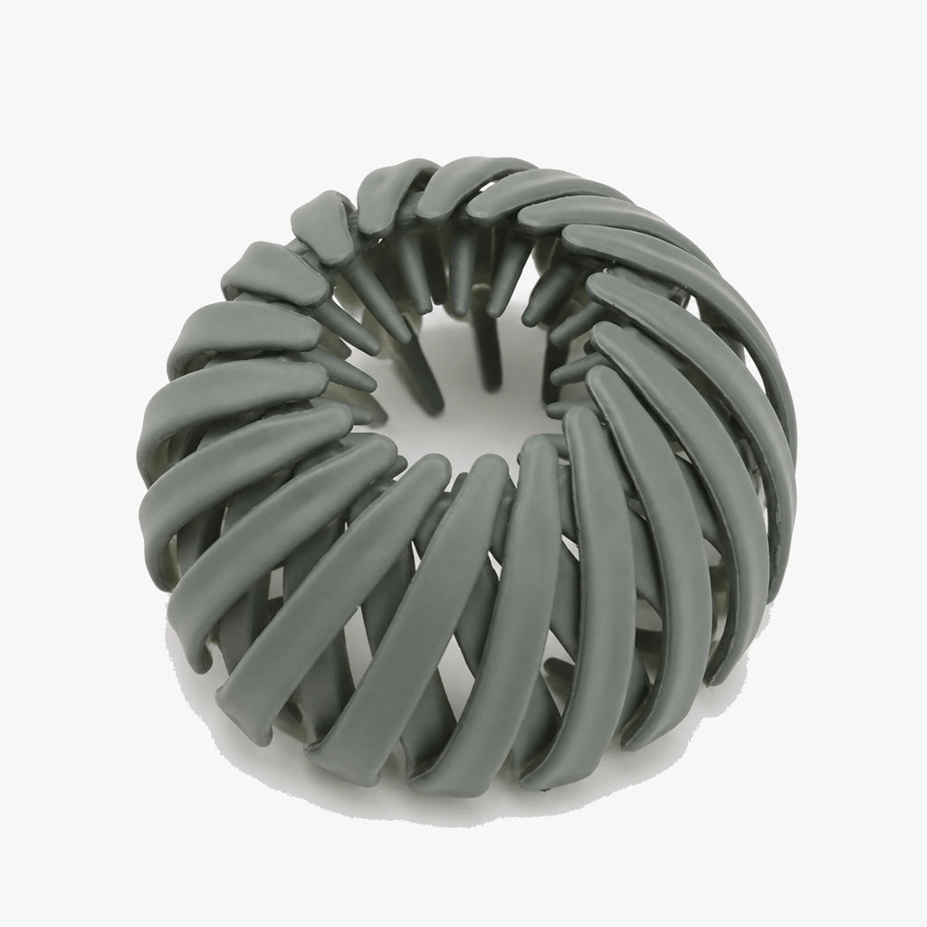 Lisa | Bird's Nest Hair Clip with Spiral Ribs