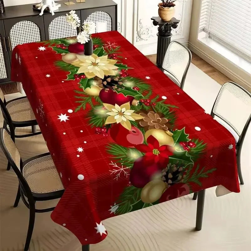 Havenly Christmas Tablecloth | Waterproof Printed Polyester 0