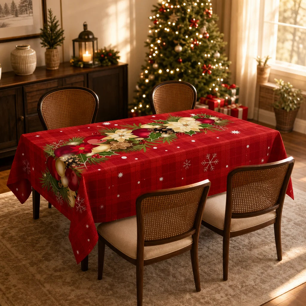 Havenly Christmas Tablecloth | Waterproof Printed Polyester 2