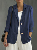 Jamie | Single-Button Blazer with Notched Lapels