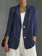 Jamie | Single-Button Blazer with Notched Lapels
