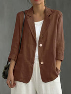 Jamie | Single-Button Blazer with Notched Lapels
