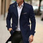 Blake | Slim-Fit Double-Breasted Wool Trench Coat