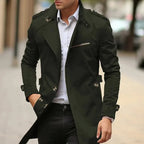 Blake | Slim-Fit Double-Breasted Wool Trench Coat