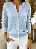 Cora | Cable Knit Cardigan with Buttons