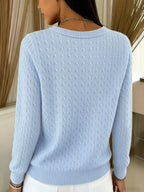 Cora | Cable Knit Cardigan with Buttons