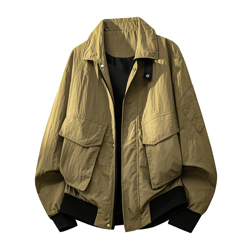 Aiden | Jacket with Flap Pockets and Ribbed Cuffs