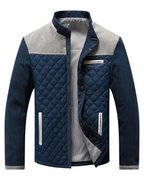 Austin | Quilted Snap-Button Jacket with Stand Collar