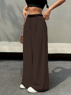 Ida Wide Trousers | High Waist, Pleated Design 1