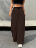 Ida Wide Trousers | High Waist, Pleated Design 2