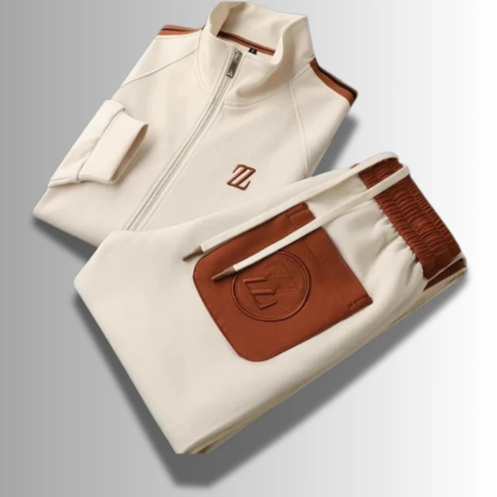 Dawson | Zip-Up Tracksuit with Contrast Stripes
