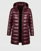 Rita | Quilted Puffer Jacket with Hood and Zipper