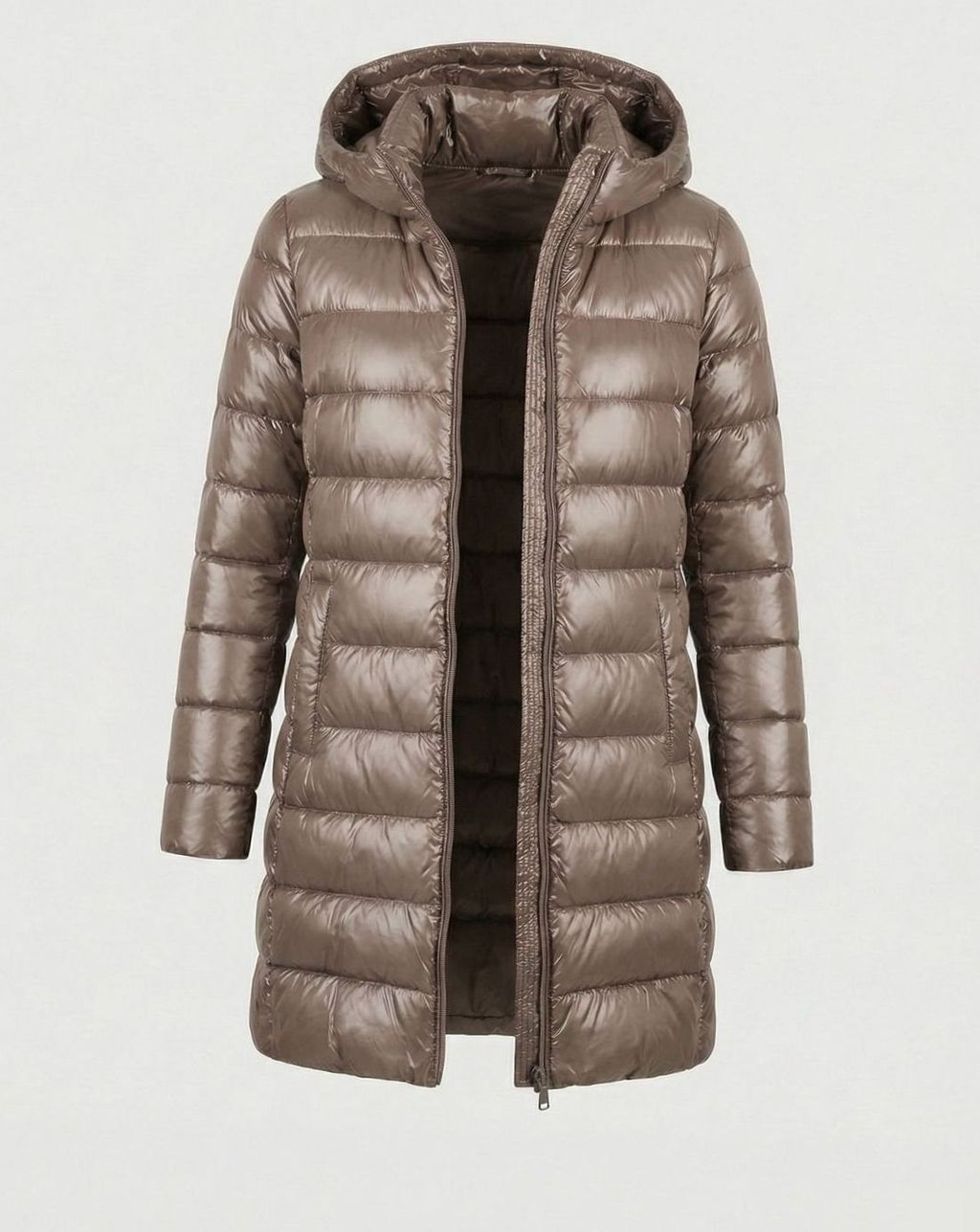 Rita | Quilted Puffer Jacket with Hood and Zipper