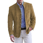 Caleb | Stand-Up Collar Jacket with Flap Pockets