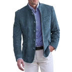 Caleb | Stand-Up Collar Jacket with Flap Pockets