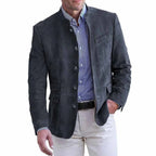 Caleb | Stand-Up Collar Jacket with Flap Pockets