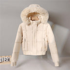 Danielle | Hooded Puffer Bomber Jacket