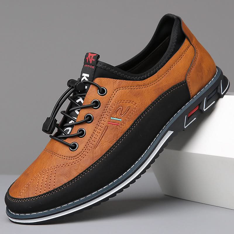 Holden | Low Sneakers with Elastic Laces, Lugged Sole