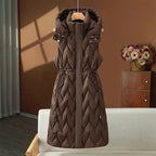 Jytte | Hooded Sleeveless Vest with Zipper