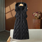 Jytte | Hooded Sleeveless Vest with Zipper