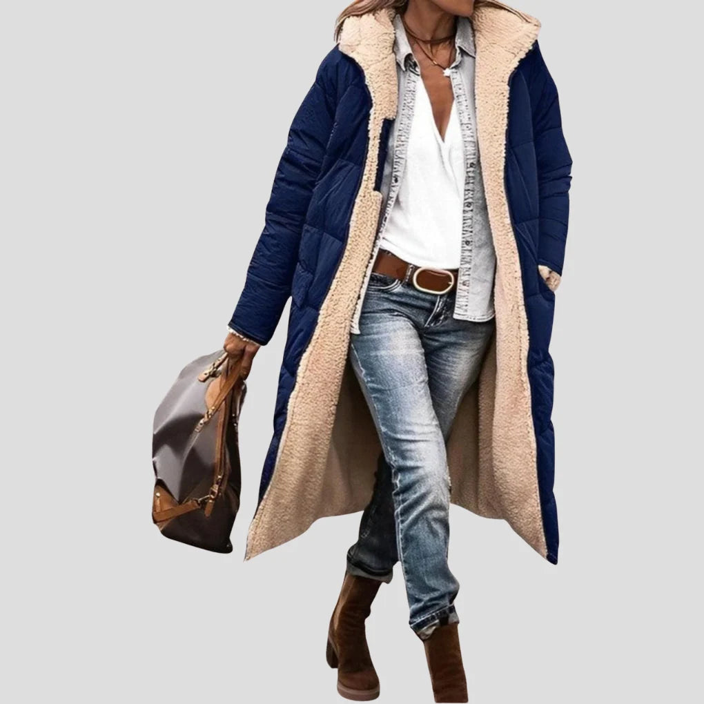Payton | Ankle-Length Teddy-Lined Puffer Coat