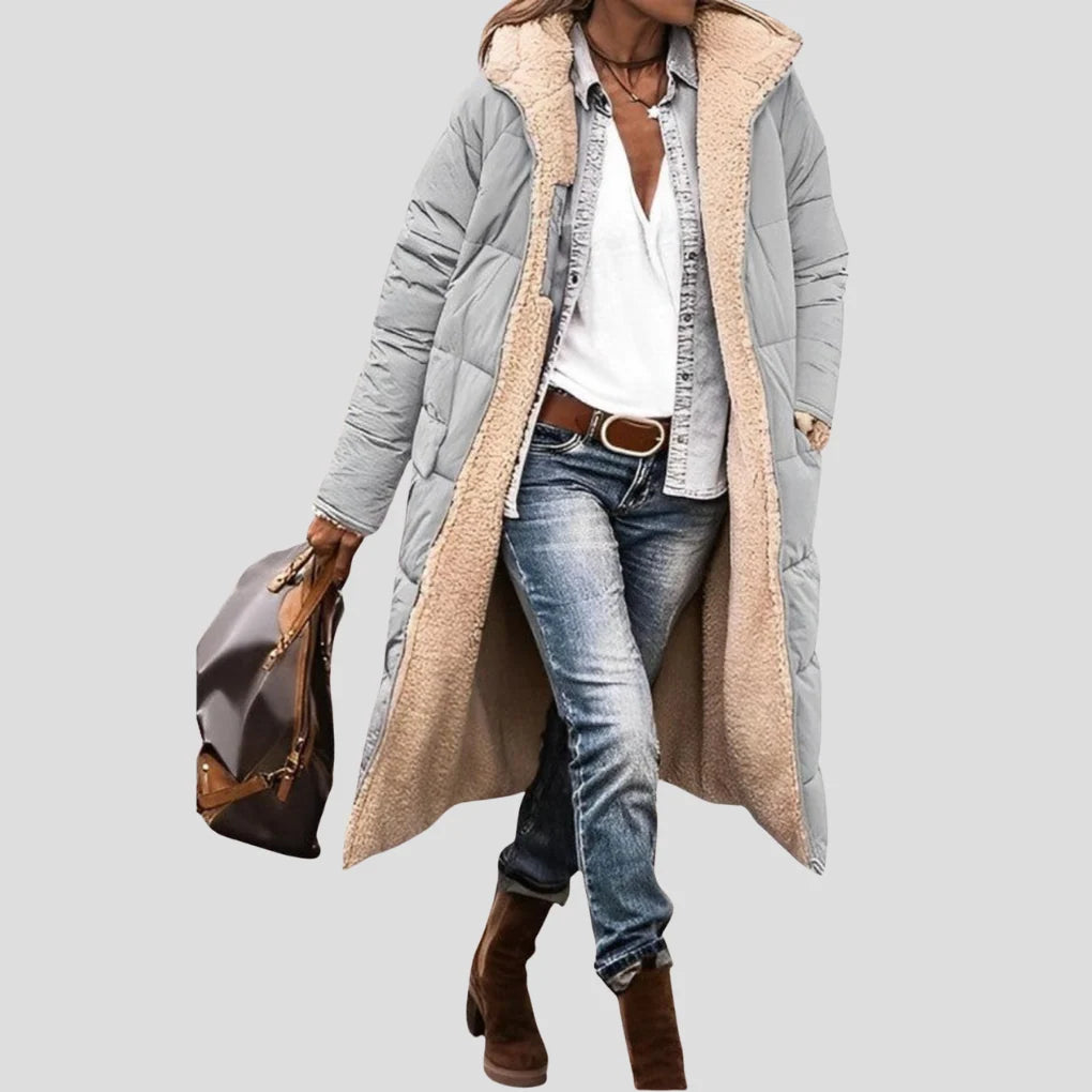 Payton | Ankle-Length Teddy-Lined Puffer Coat