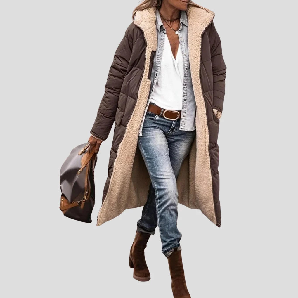 Payton | Ankle-Length Teddy-Lined Puffer Coat