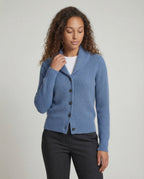 Rosalie | Ribbed Cardigan with Notched Collar