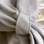 Aspen | Poncho with Deep V-Neck and Asymmetrical Hem
