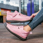 Jocelyn | Lace-Up Sneakers with Elastic Strap