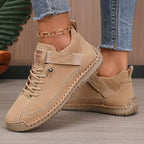Jocelyn | Lace-Up Sneakers with Elastic Strap