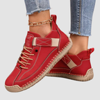 Jocelyn | Lace-Up Sneakers with Elastic Strap