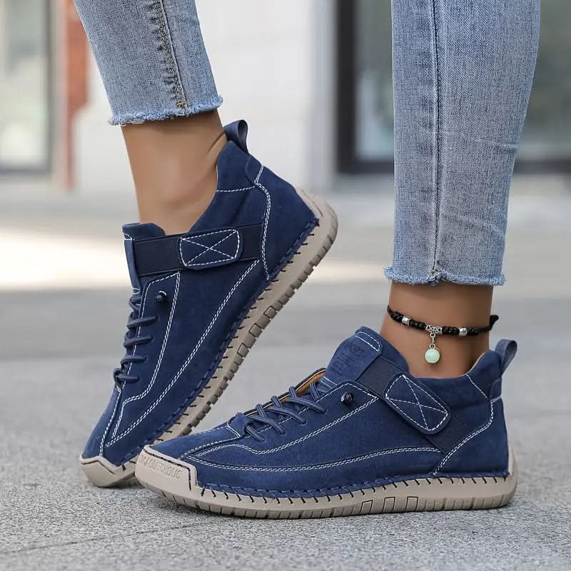 Jocelyn | Lace-Up Sneakers with Elastic Strap